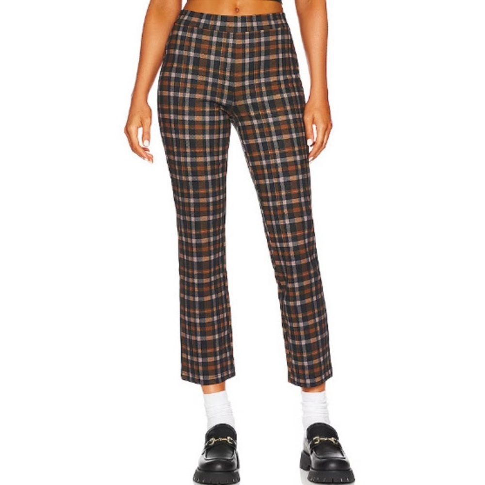 Sanctuary Carnaby Kick Crop (Cottage
Check) Semi High Rise Legging size L